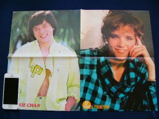 173.  1980s Jackie Chan 成龍 Lea Thompson / Diane Lane Sylvester Stallone Japan Post