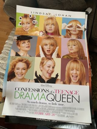 Confessions Of A Teenage Drama Queen - 27x40 Movie Poster Double Sided