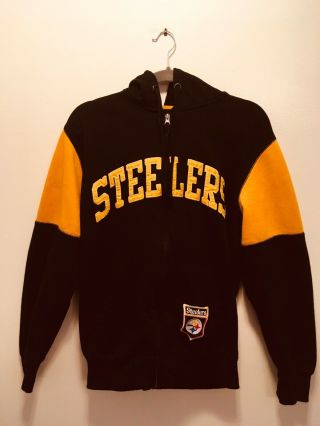 Vintage G - Lll Nfl Steelers Hoodie Adult Medium