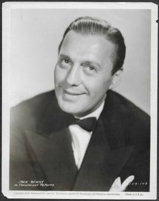 Jack Benny 1930s Paramount Promo Portrait Photo