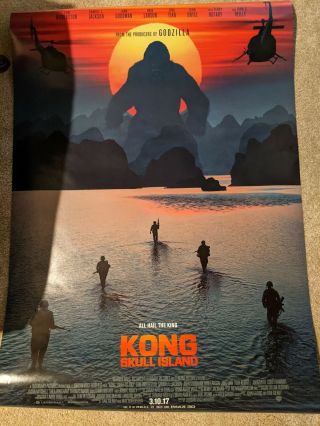 Kong Skull Island " B " 27x40 D/s Movie Poster