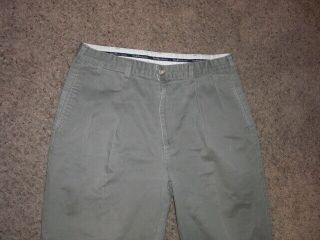 Vintage Polo Ralph Lauren Light Green Made In Usa Chino Pants 35x30