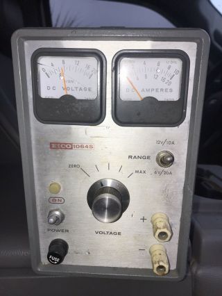 Eico 1064s Vintage Dc Power Supply