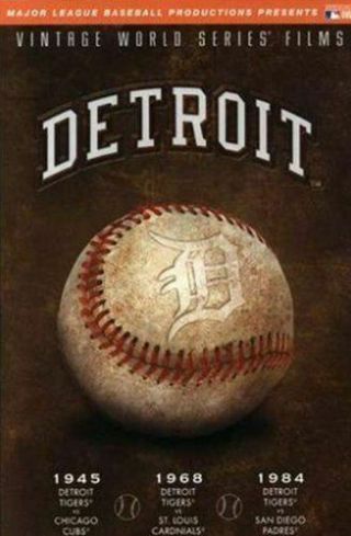 Mlb Vintage World Series Films - Detroit Tigers 1945,  1968 & 1984 [dvd]