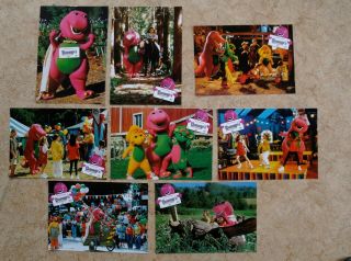 Q105 Set Of 8 Lobby Cards - Barney 