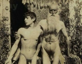 13x18cm ArtPrint Vintage photo male nude 1900s Wilhelm von Gloeden Gay Int 0023 2