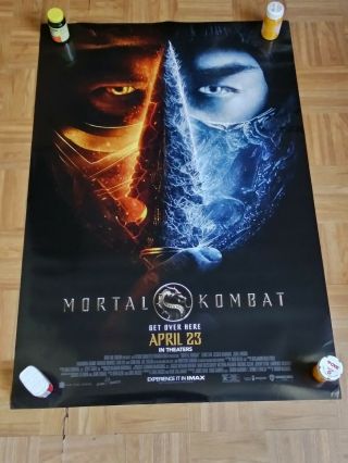 Mortal Kombat (2021) 27 X 40 Double Sided Theatrical Movie Poster