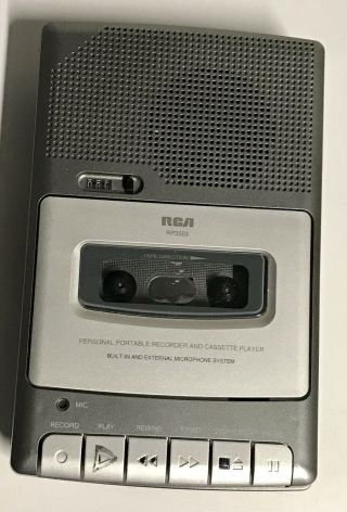 Vintage Rca Model Rp3503 - A Personal Portable Cassette Tape Recorder Player