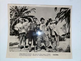 Stan Laurel And Oliver Hardy In Utopia Vintage Press Photo
