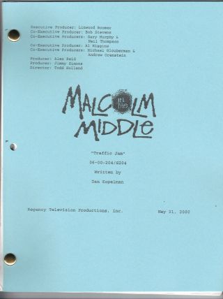 Malcolm In The Middle Show Script " Traffic Jam "
