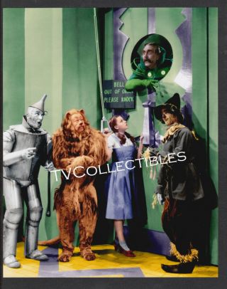 8x10 Photo The Wizard Of Oz Judy Garland Ray Bolger Jack Haley Bert Lahr