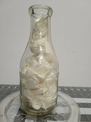 Vintage Carnation Dairy Milk Bottle One Quart