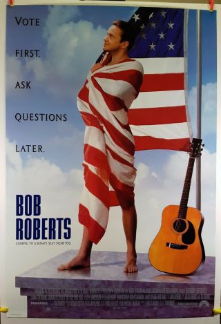 Bob Roberts 1992 Movie Poster 27x40 Rolled Us 1 Sheet,  Double - Sided