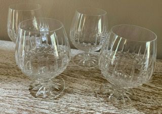 Galway Irish Crystal Brandy Snifters - Set Of Four (no Chips)