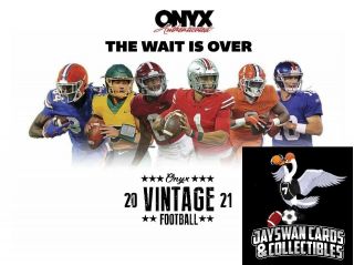 Marco Wilson 2021 Onyx Vintage Football 24 Box Full Case Break