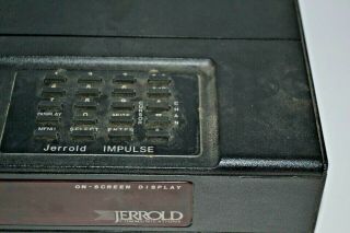 VINTAGE JERROLD IMPULSE CABLE BOX MODEL CFT 2024/V5 CATV CONVERTER 2