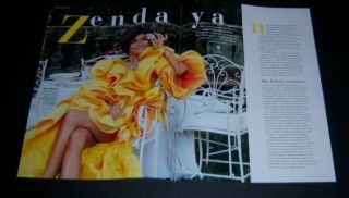 Zendaya Coleman Euphoria 34 Pc German Clippings Full Pages Cover