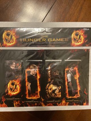 The Hunger Games Magnetic Bookmarks Set Of 4 - - Neca