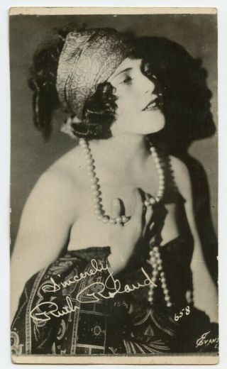 1920s Silent Movie Film Star Vintage Ruth Roland Photo Postcard