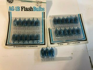 27 - Vintage General Electric Ge Ag - 1b Flash Bulbs (old Stock)