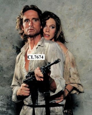 Michael Douglas And Kathleen Turner In The Movie 