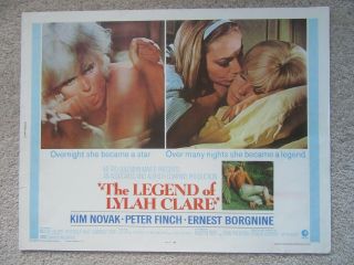 Legend Of Lylah Clare 1968 Hlf Sht Movie Poster Rld Kim Novak Ex