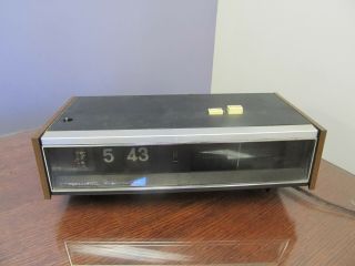 Vintage Realistic Am Fm Flip Clock Radio 12 - 1490 Digichron Ii Minimal Test Read