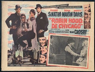 Robin And The 7 Hoods Frank Sinatra Dean Martin Sammy Davis Jr Lobby Card 1964