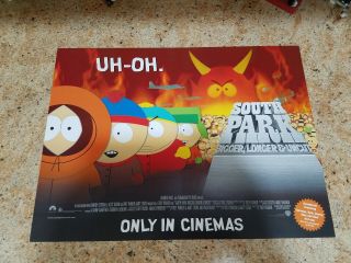 South Park Bigger,  Longer & Uncut Movie Poster - 12 " X 16 "