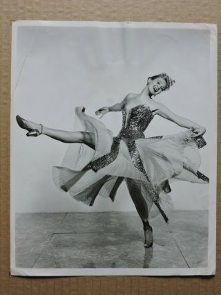 Virginia Mayo Dancing Leggy Pinup Portrait Photo By Bert Six 1949