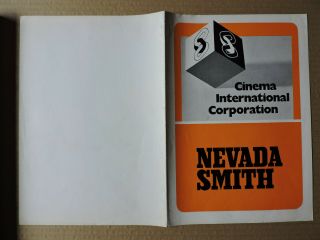 Steve Mcqueen German Pressbook/mini Poster 1966 Nevada Smith