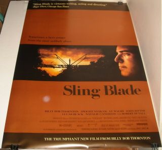 Rolled 1996 Sling Blade Double Sided Movie Poster Billy Bob Thornton Jt Walsh