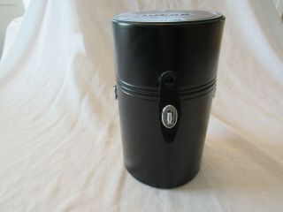 Vintage Nikon Black Hard Leather Case For Big Lenses Cl - 39
