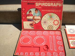 Vintage 1967 Spirograph No.  401 By Kenner Missing Pens