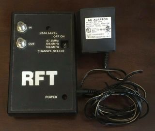 Vintage Rft Channel Select Switch Box With Ac Adaptor