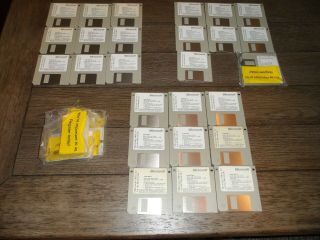Vintage 3.  5 " Install Disks For Microsoft Office 4.  2 For Macintosh