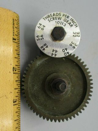 Vintage Screw Gear 10113,  Probably For Vintage Metal Equipment