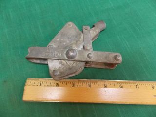 Vintage Bell System Metal Pulley For Block And Tackle.  Star Mark