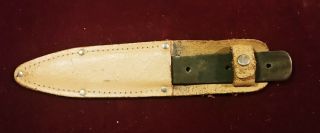 Vintage 9 Inch Green River Knife Blade Ready For A Custom Handle.
