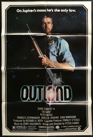 Outland Sean Connery Sci - Fi 1981 1 One Sheet Movie Poster 1