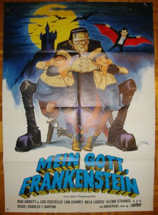 Abbott And Costello Meet Frankenstein - Ch.  T.  Barton - Abbott & Costello - German R70