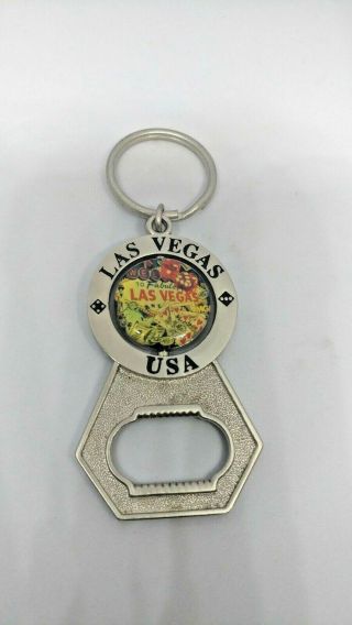 Vintage Las Vegas Key Chain Bottle Opener