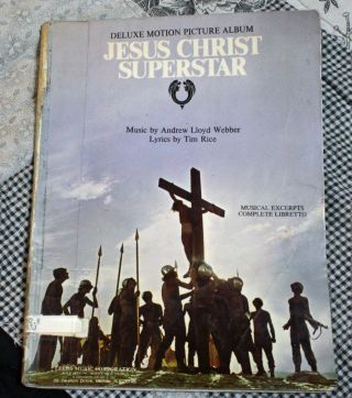 Vtg Jesus Christ Superstar Motion Picture Album Musical Libretto Paperback 1973