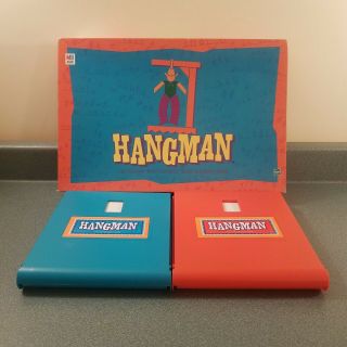 Vintage Hang Man Board Game Milton Bradley Euc