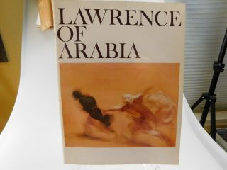 Rare 1962 Lawrence Of Arabia Movie Souvenir Program Book W.  Glossy Foldouts
