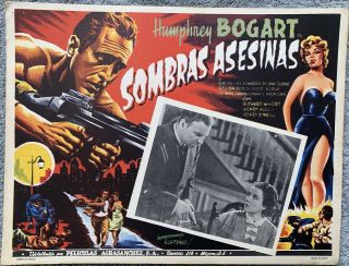 Humphrey Bogart Midnight Mexican Lobby Card 1934