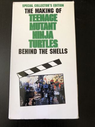 Making of Teenage Mutant Ninja Turtles Behind the Shells TMNT 1991 VHS Vintage 2
