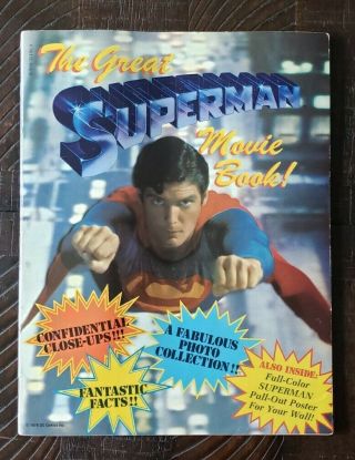 The Great Superman Movie Book 1978 By Dc Comics
