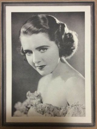 Ruby Keeler Vintage 1934 Lux Toilet Soap 9x12 Promotional Printed Photo