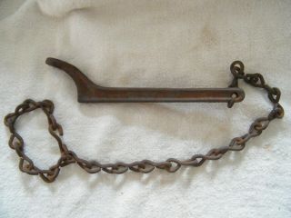 Vintage Cast Iron Spanner Wrench Fire Truck Fire Hydrant No.  39 Hose Nozzle Tool